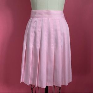 Elegant Pink Pleated Skirt